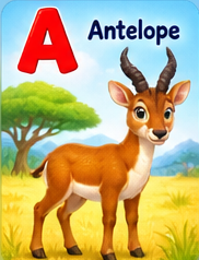 A is for Antelope